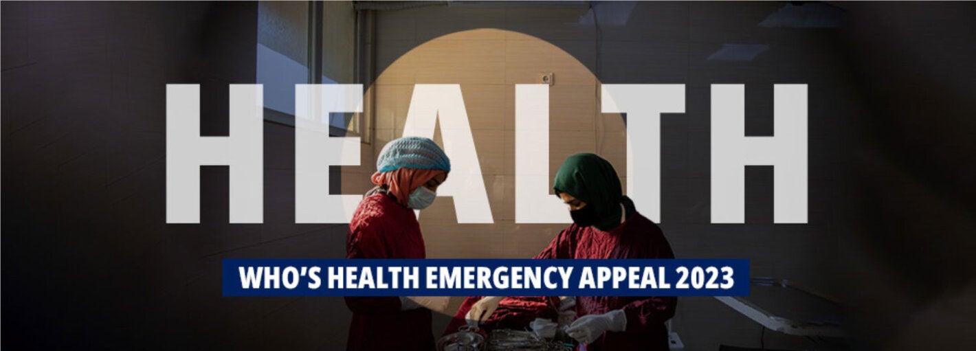 WHO Health Emergency Appeal 2023
