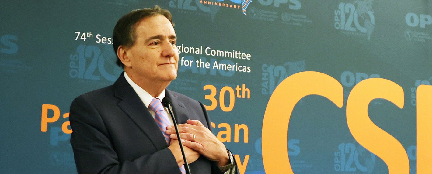 Dr. Jarbas Barbosa, directeur de l'OPS