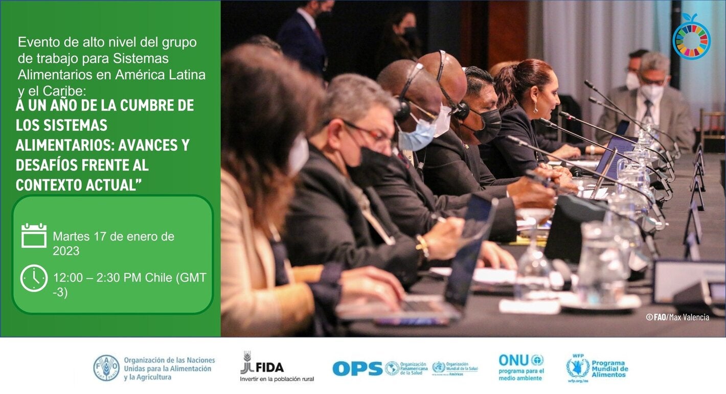 Webinar: A un año de la Cumbre de los Sistemas Alimentarios: Avances y desafíos frente al contexto actual