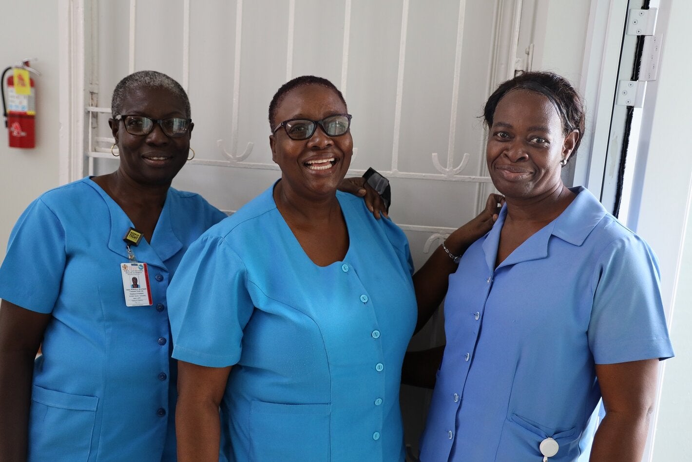 Smiling Nurses at the Port Antonio Health Centre