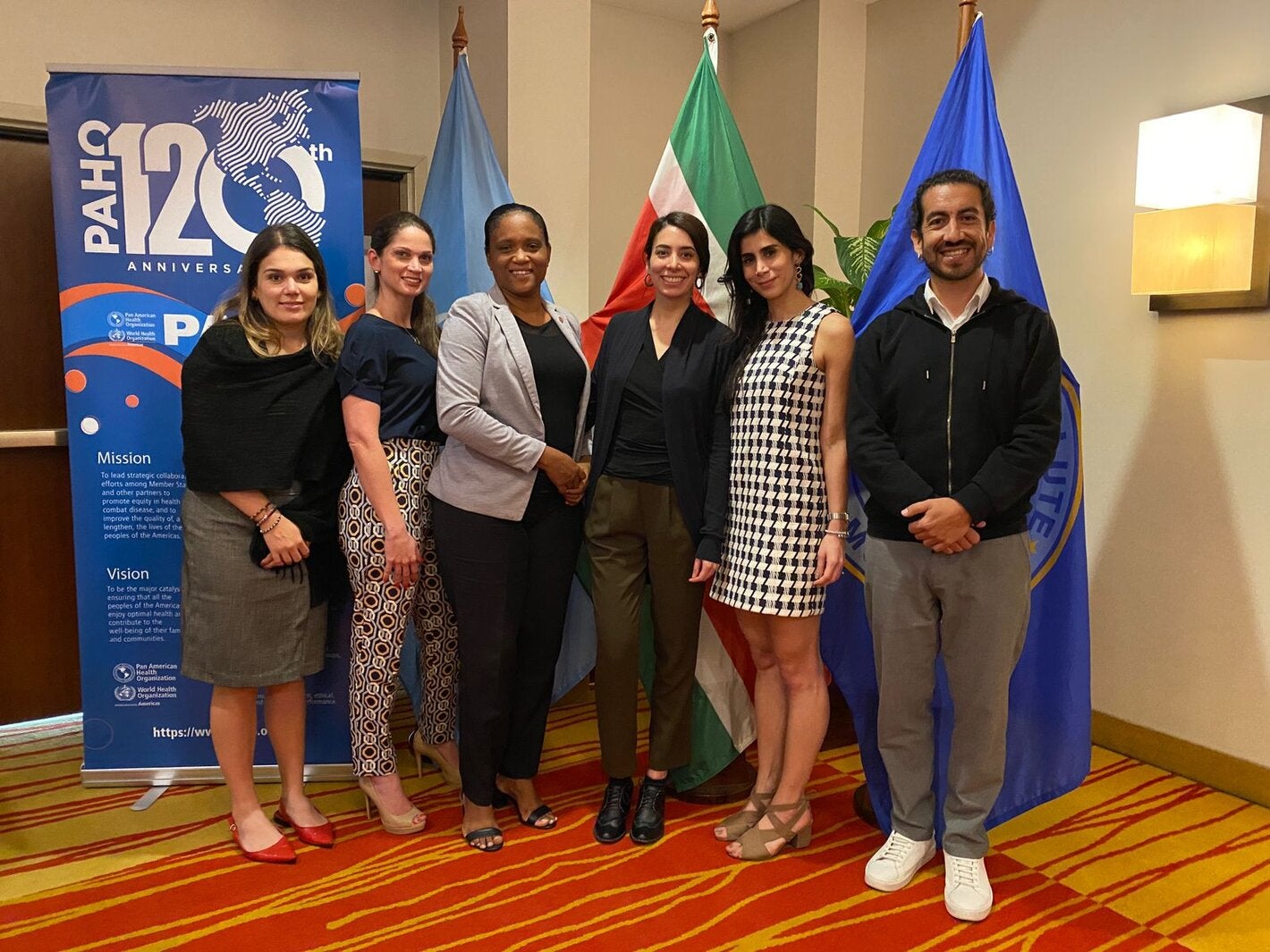 PAHO/WHO staff during the two-day workshop