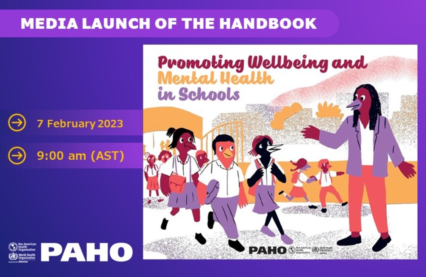 Media Launch: Handbook on Promoting Wellbeing and Mental Health in Schools Handbook