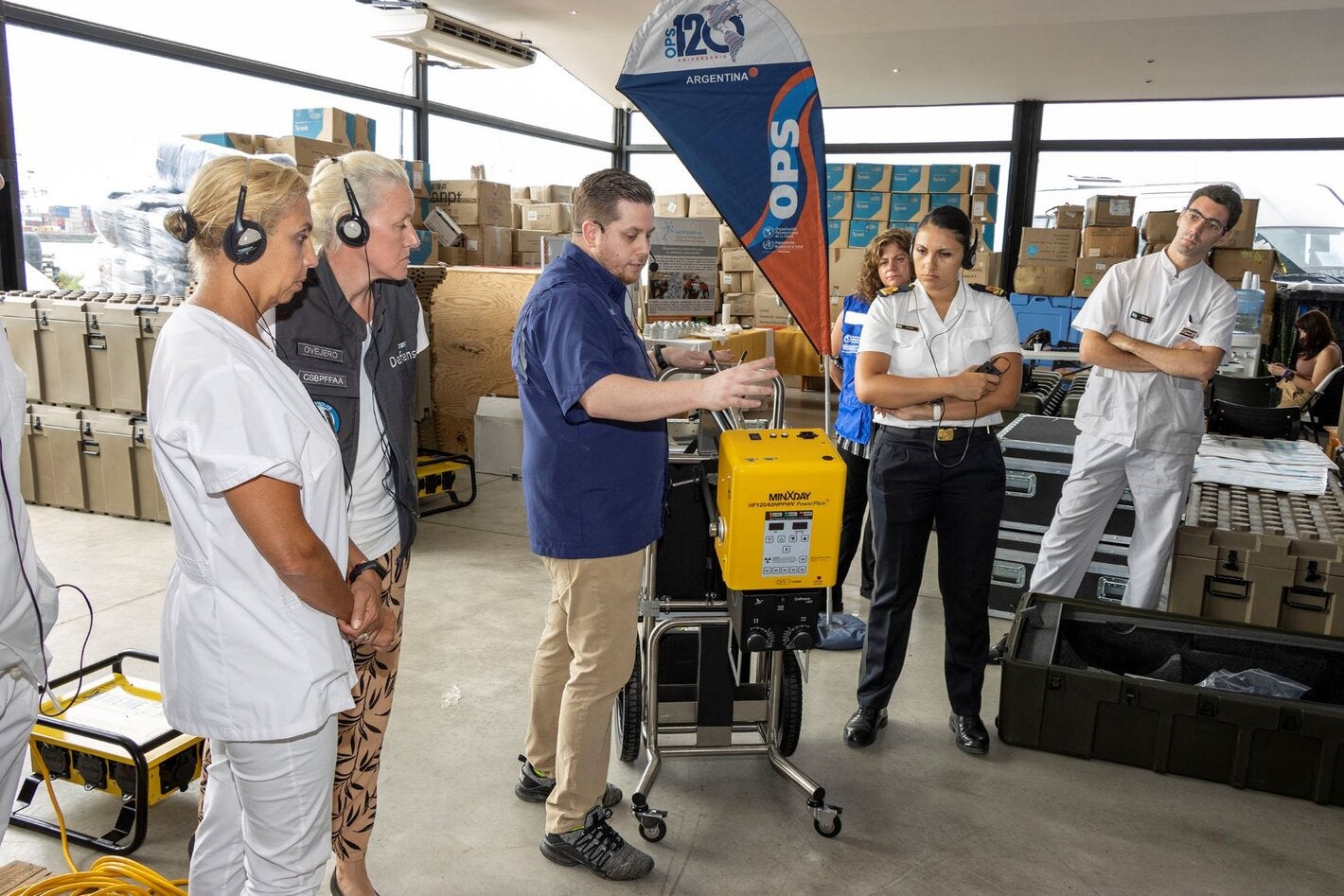 Donación de OPS/OMS de equipos de diagnóstico por imágenes y capacitación.