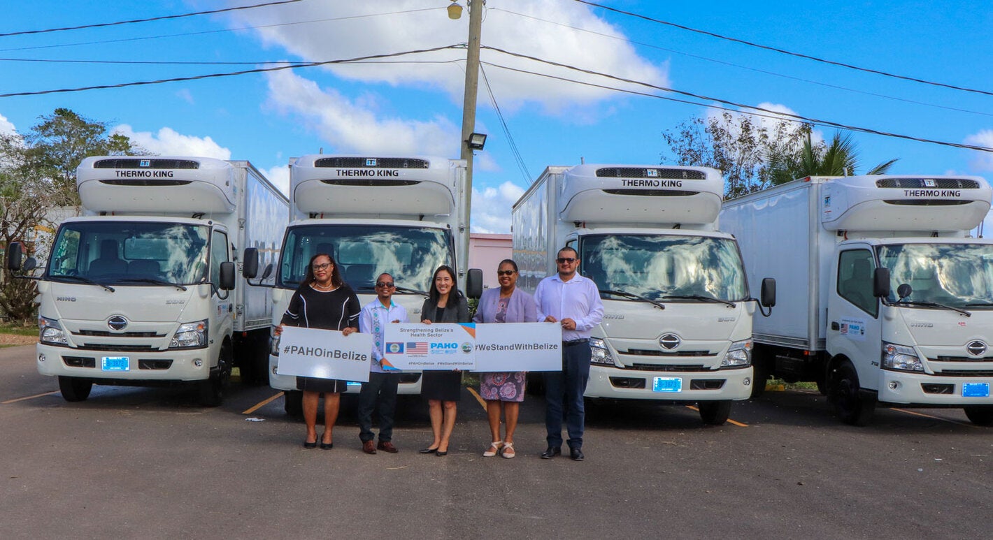 Handover of items procured through the USG funds