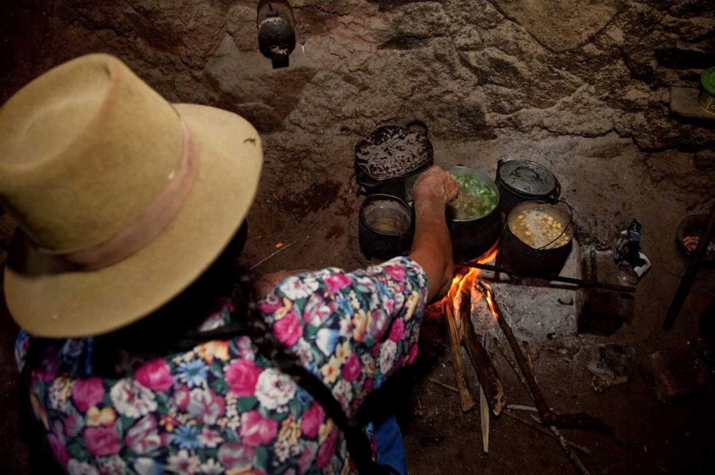 woman cooking