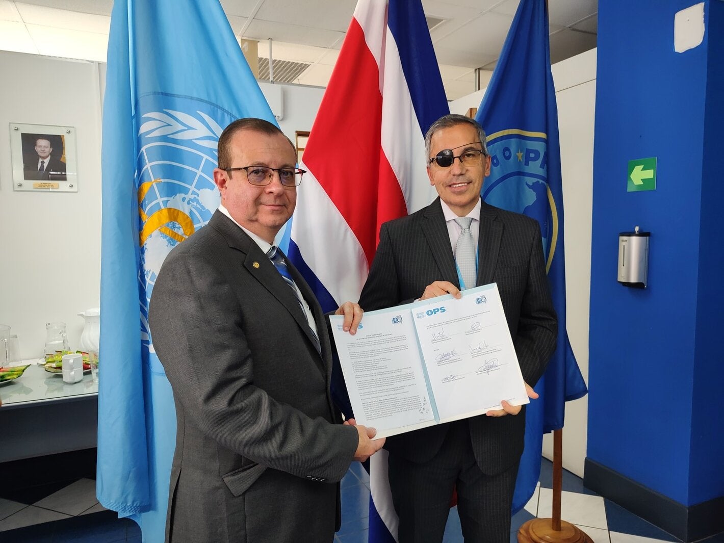 Dr. Jorge Victoria y el Dr. Alfonso Tenorio, nuevo Representante