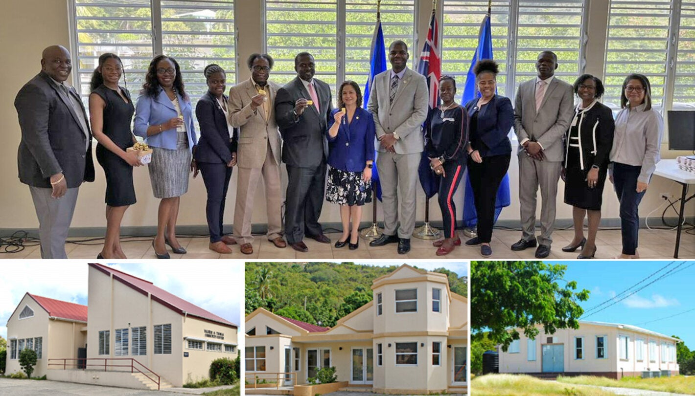 Handover for SMART centres in BVI