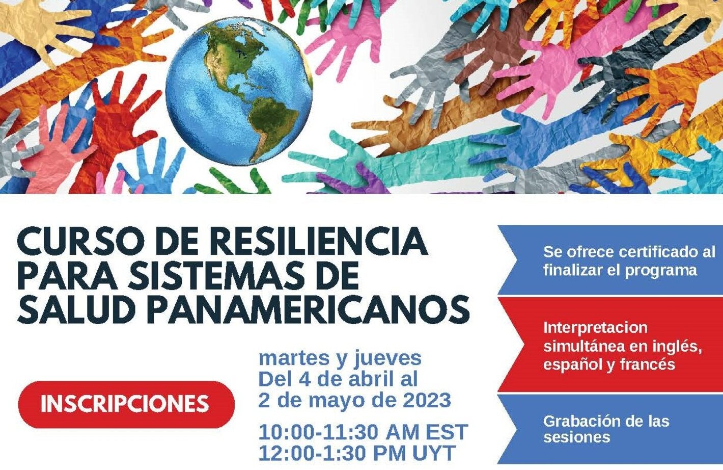Curso Panamericano de Resiliencia para Sistemas de Salud