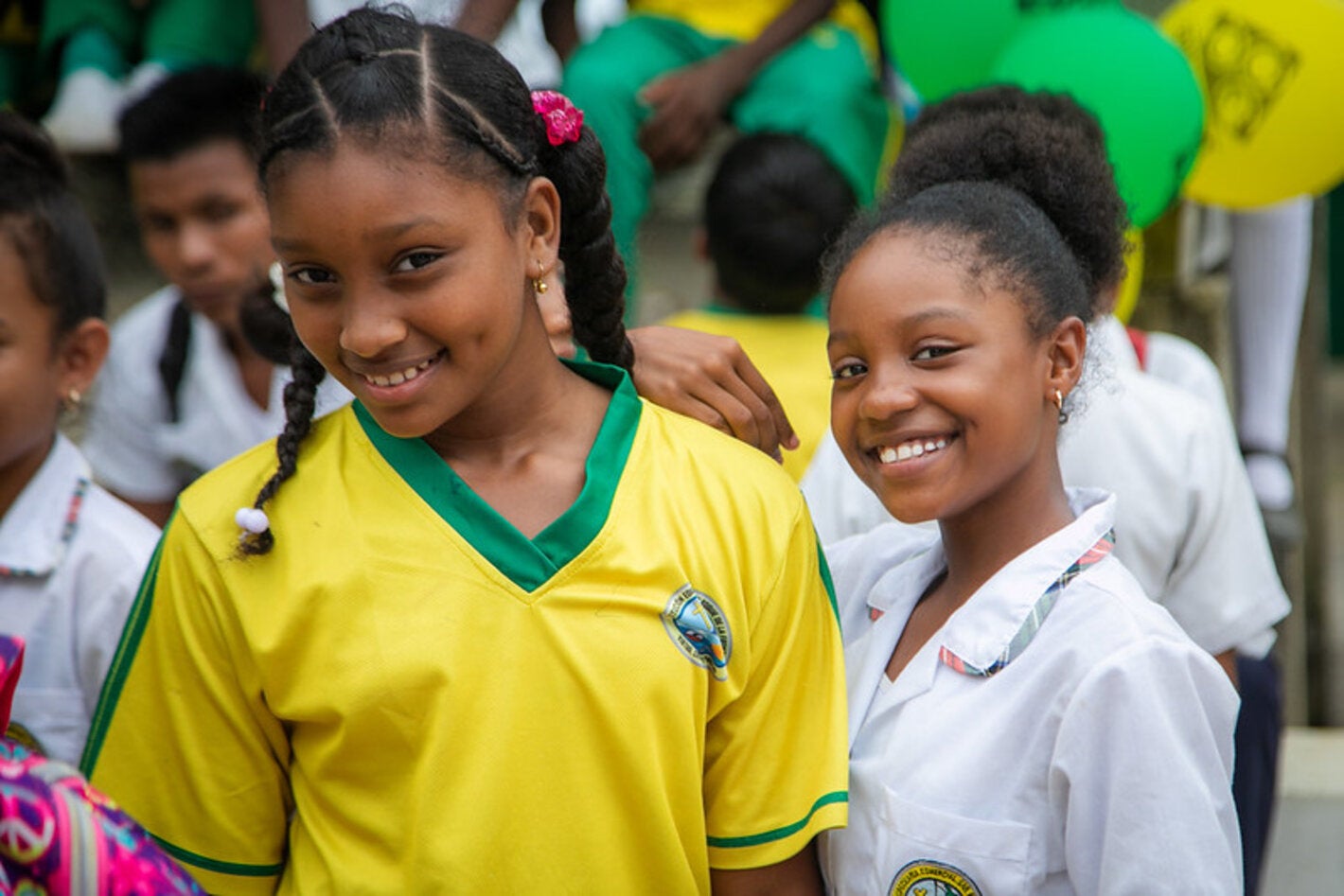 Young Caribbean girlss