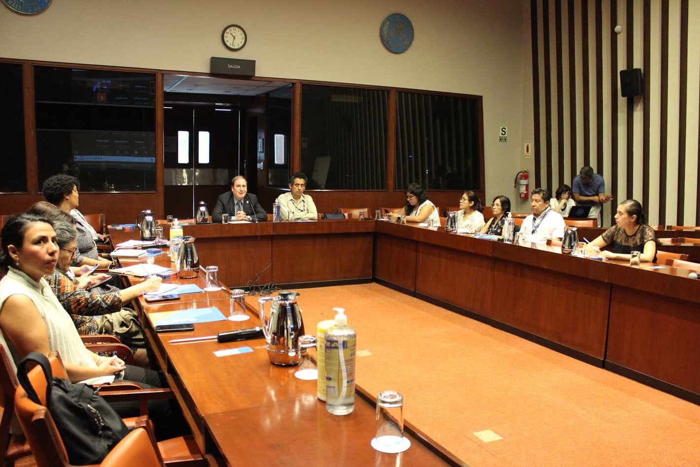 Asistentes a la reunión