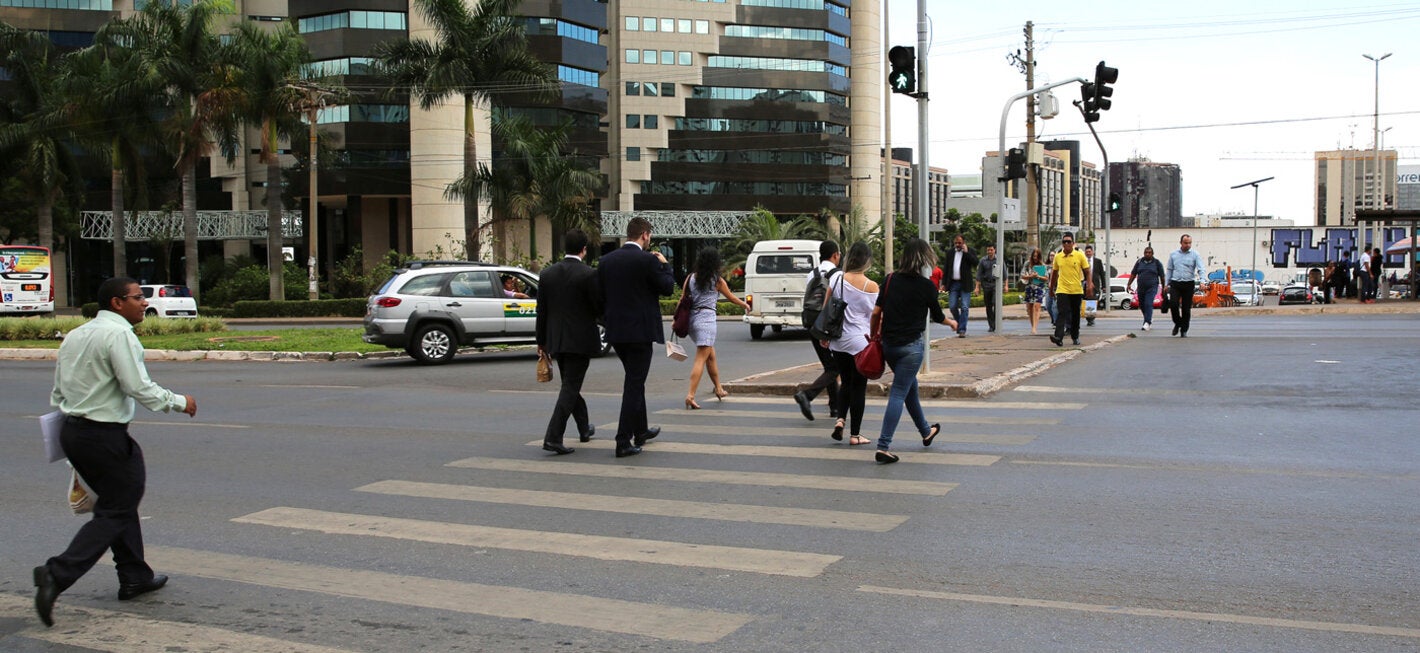 Safe pedestrian crossing