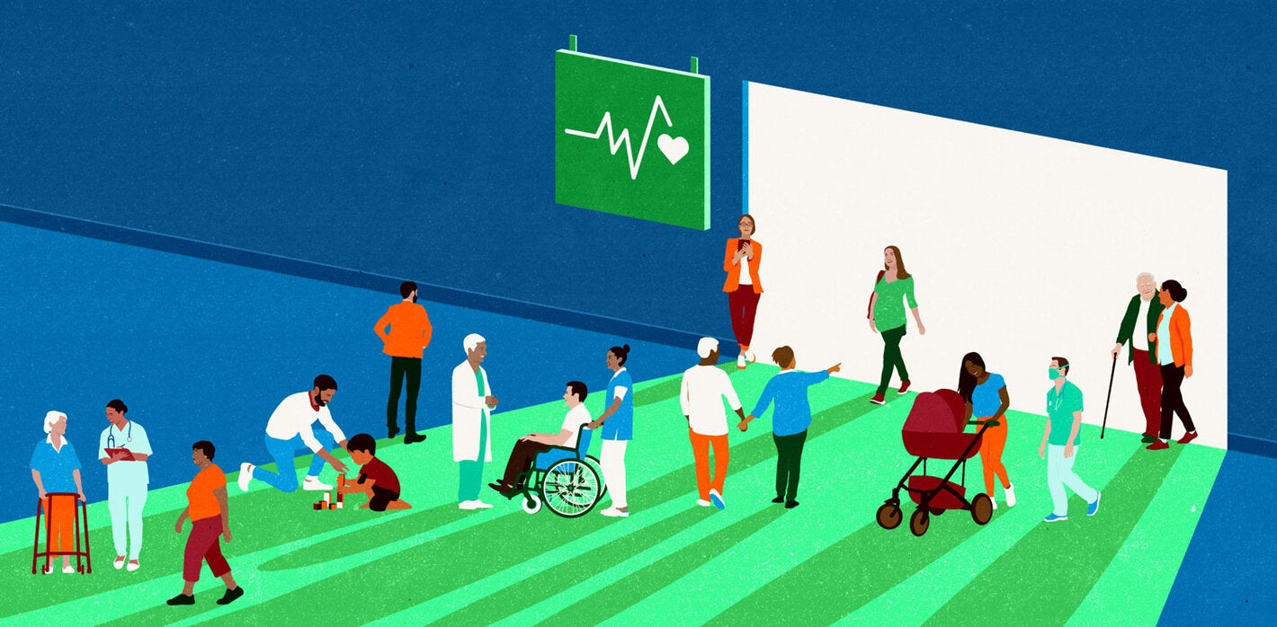 ODS 3 gente en distintas fases de la vida