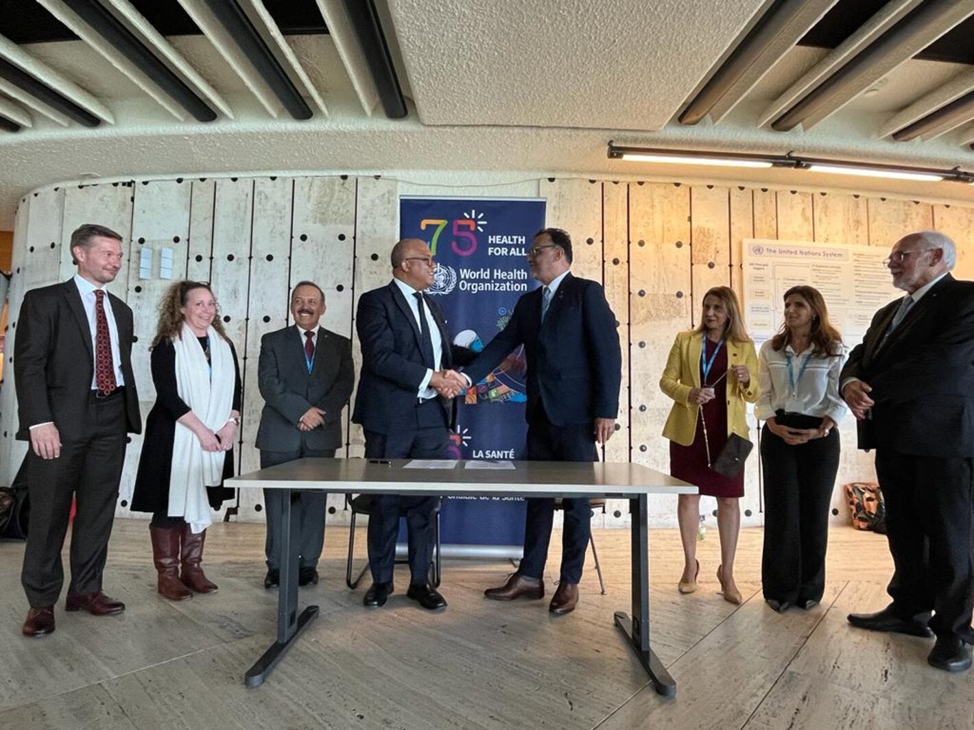 Assinatura de acordo entre Fiocruz e OMS