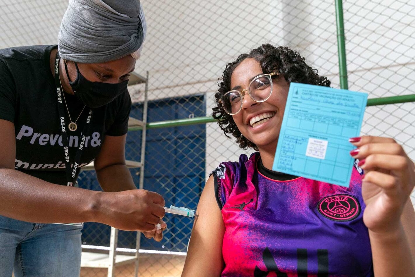 Vacinação contra COVID-19 em Brasília