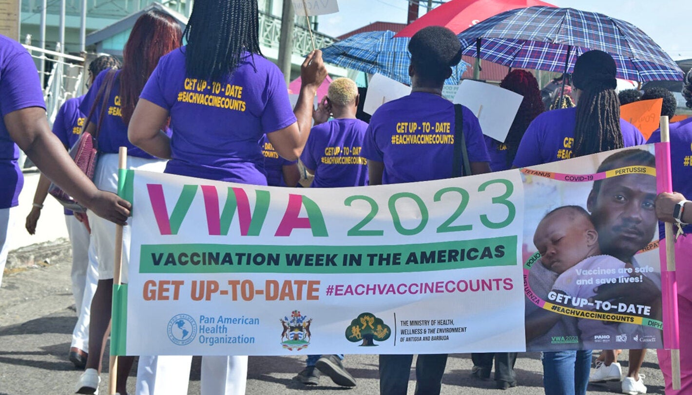 VWA march in Antigua and Barbuda