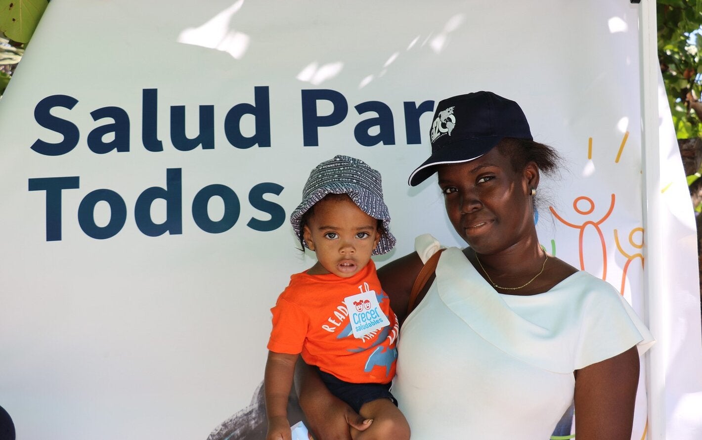 Una madre y su hijo en actividad "Familias en movimiento"