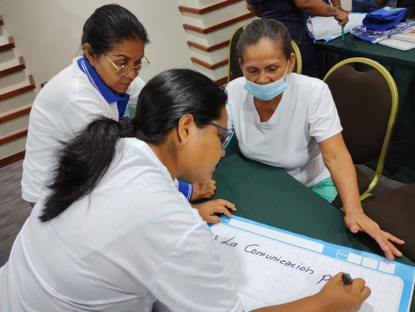 Agentes comunitarias durante taller