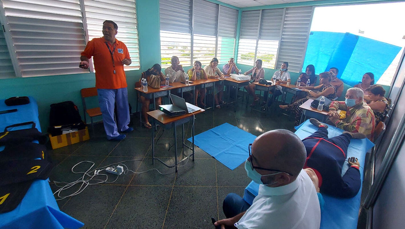 Taller sobre emergencia obstétricas en Cuba 2023