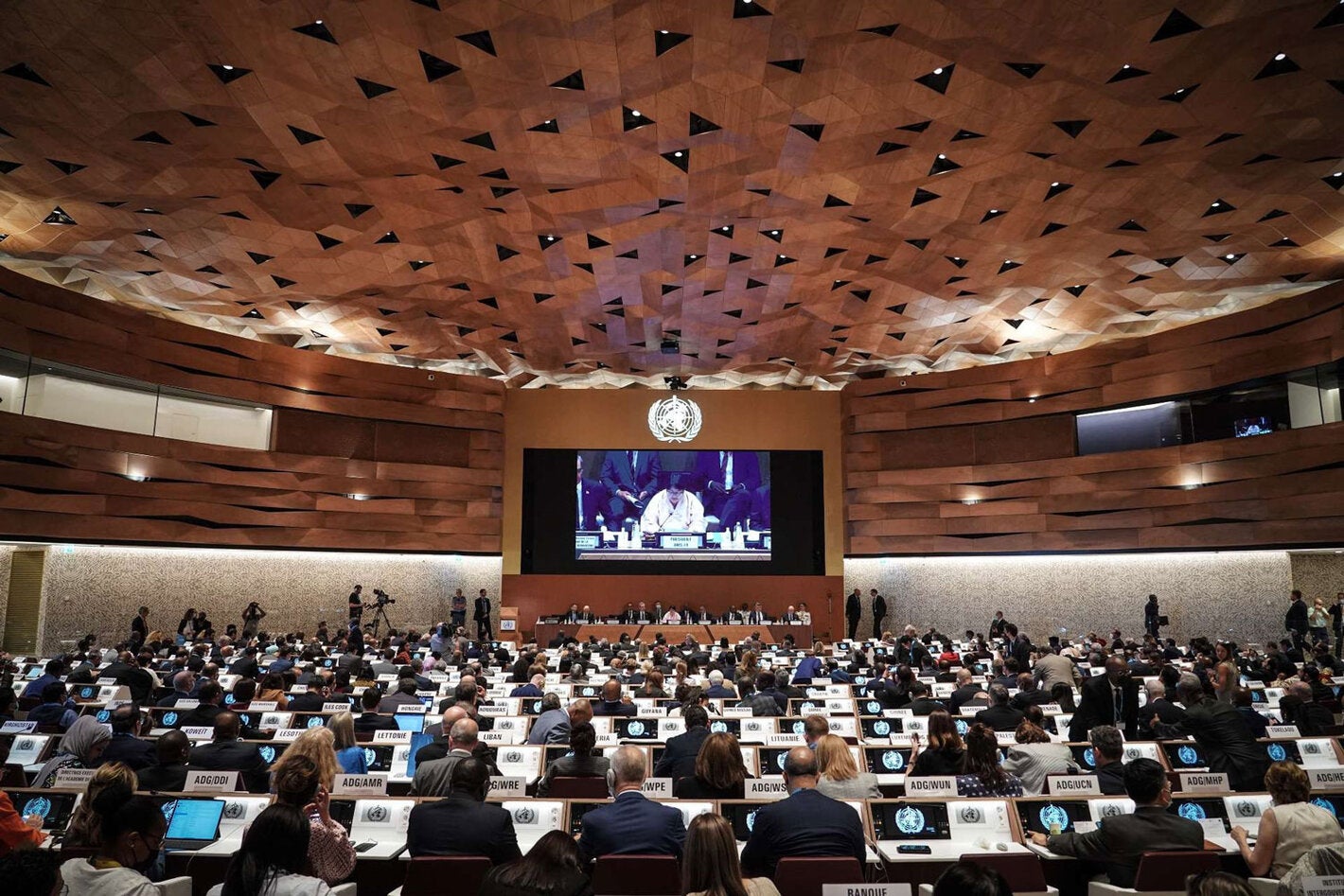 Se inaugura en Ginebra la 76.ª Asamblea Mundial de la Salud 