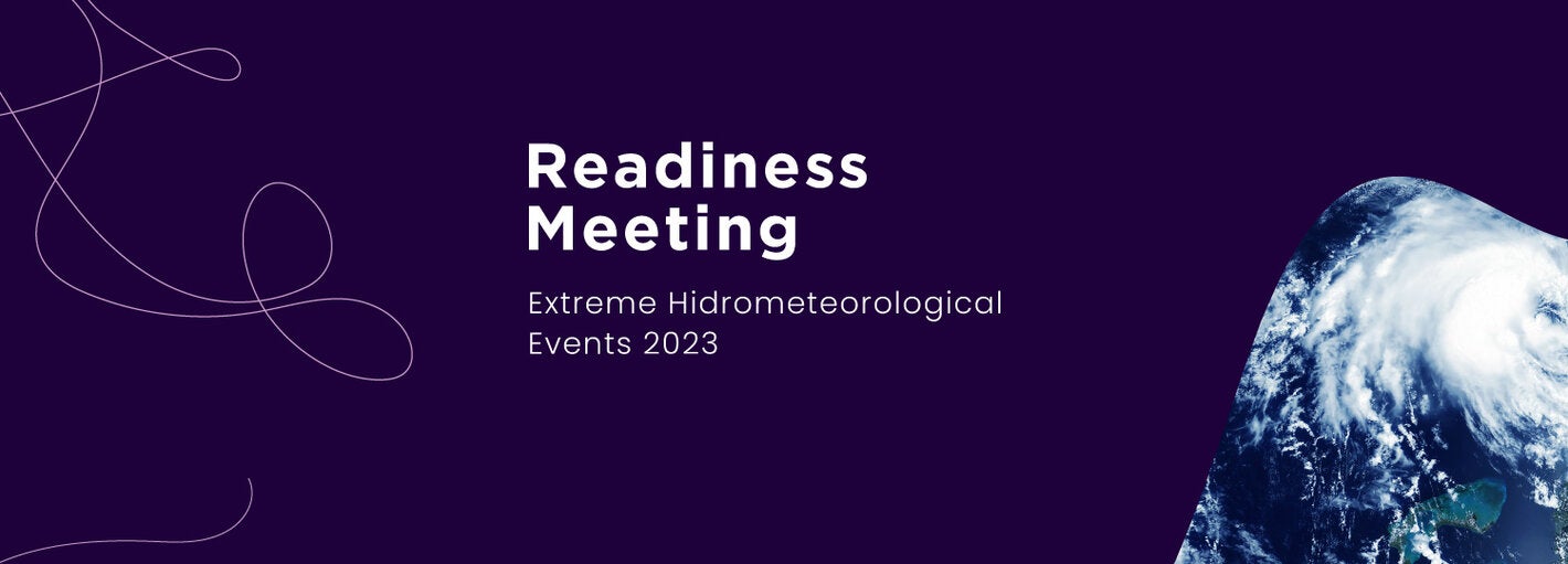 Readiness meeting: extreme hidrometeorological events 2023