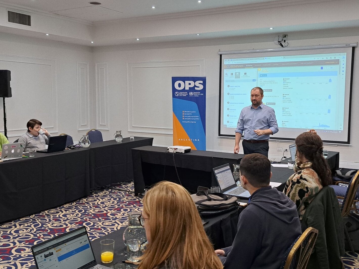 Foto de uno de los momentos del taller