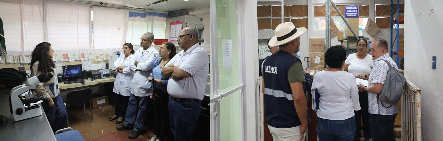 Visita misión malaria a Costa Caribe