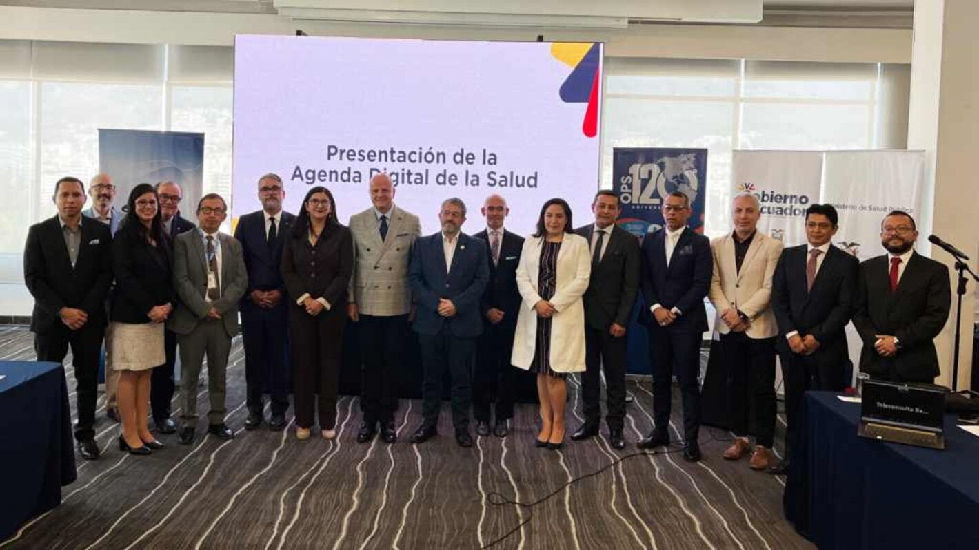 Con cooperación de OPS/OMS, Ecuador inició la transformación digital en salud