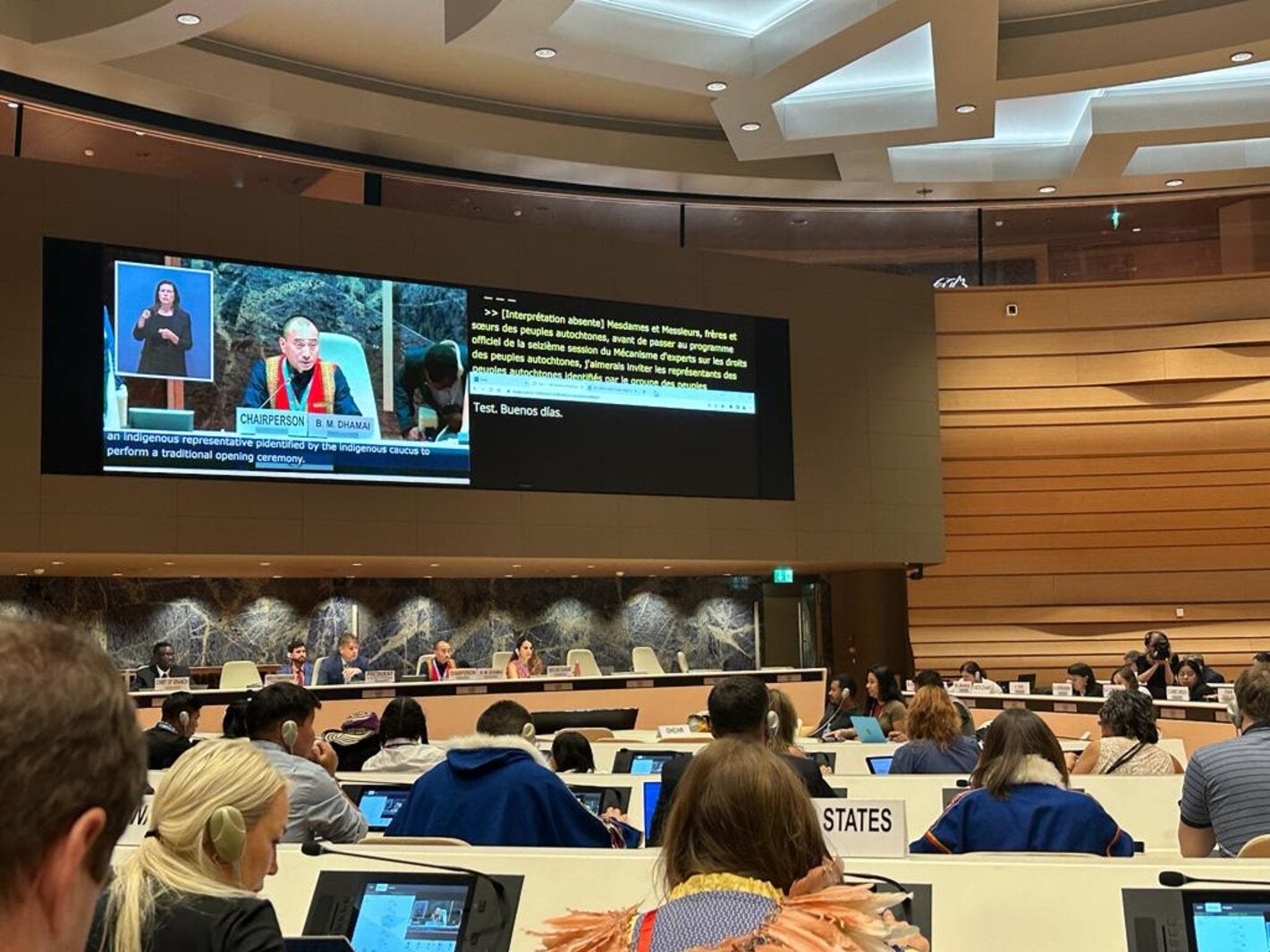 Evento Pueblos Indígenas en Ginebra