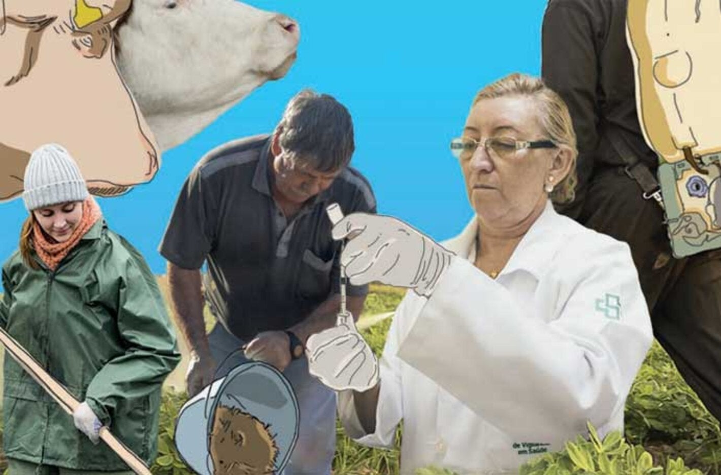 Imagen de varios componentes del tema UNa Salud