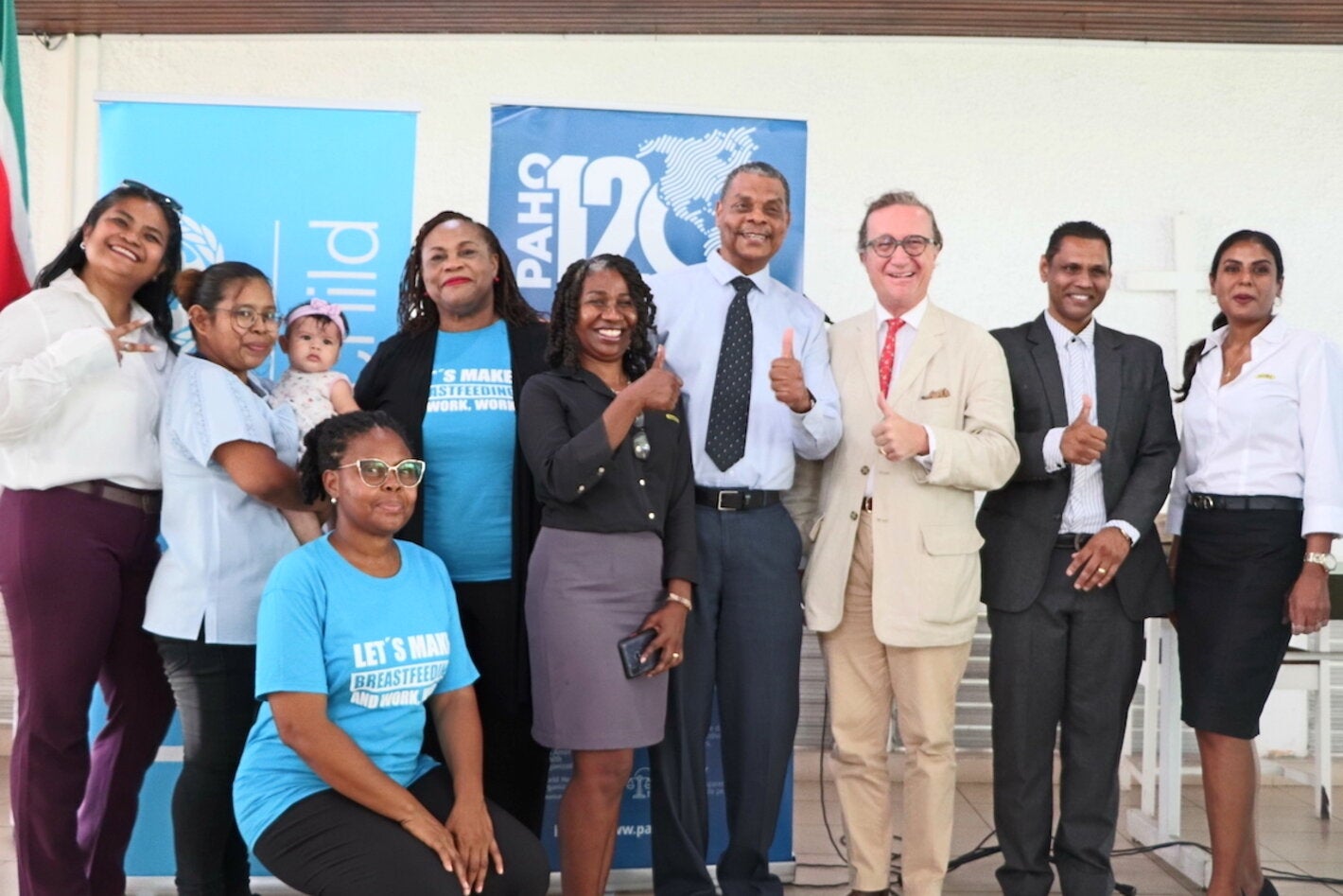 World Breastfeeding Week Commences in Suriname: Let’s make breastfeeding and work, work!