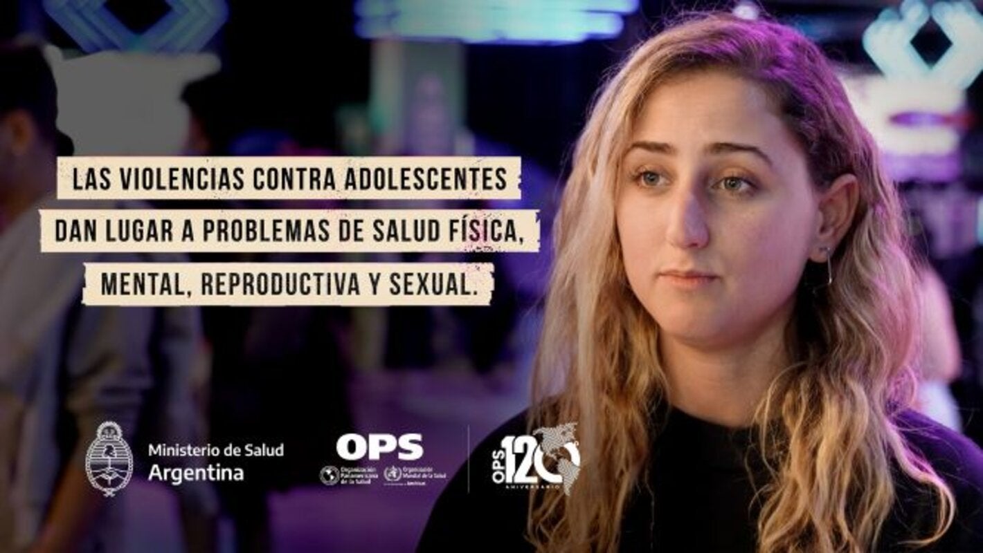 OPS trabaja en la prevención de las violencias y en el abordaje integral de la salud mental de adolescentes y jóvenes
