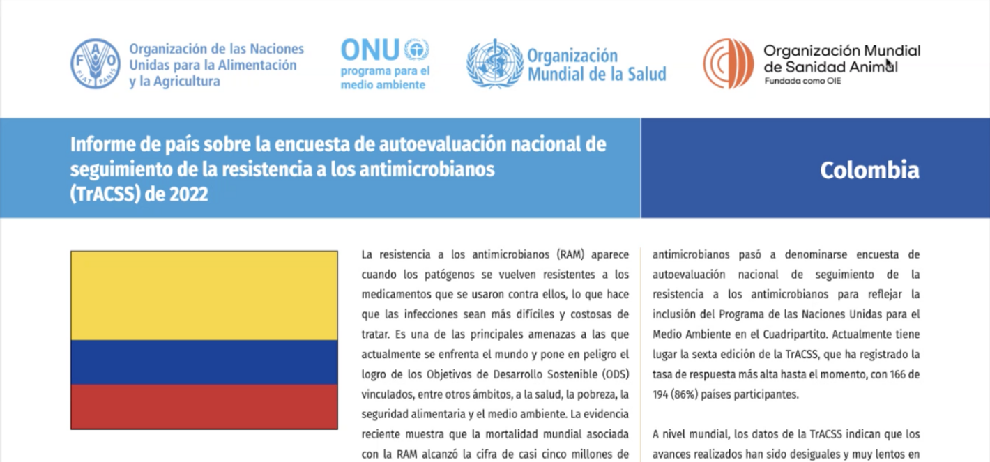Plan Nacional de Respuesta a la Resistencia a los Antimicrobianos 