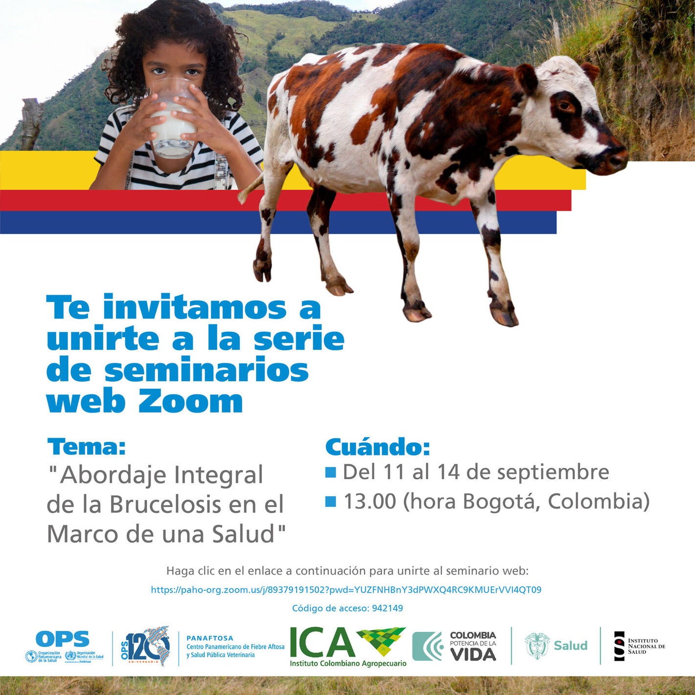 Seminario web “Abordaje Integral de la Brucelosis en el marco de Una Salud”