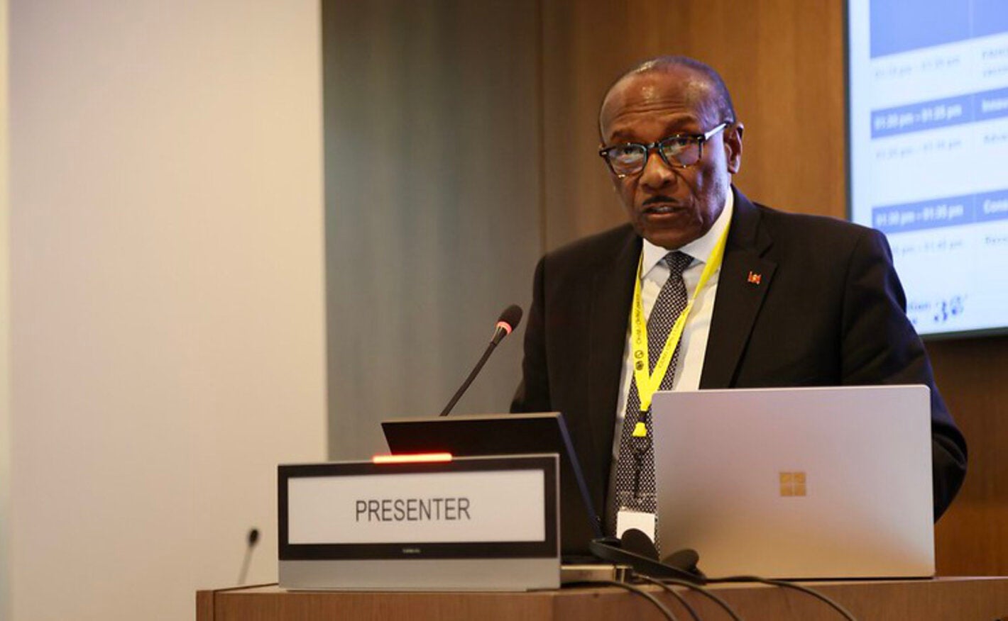 Sir Molwyn Joseph, Minister of Health Antigua and Barbuda