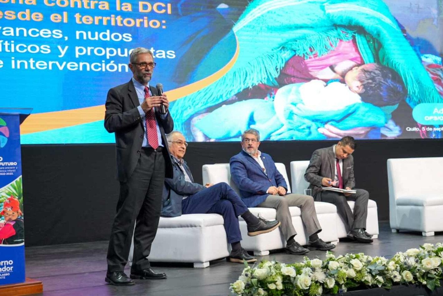 OPS destaca oportunidades y barreras en lucha contra la desnutrición crónica infantil en Ecuador