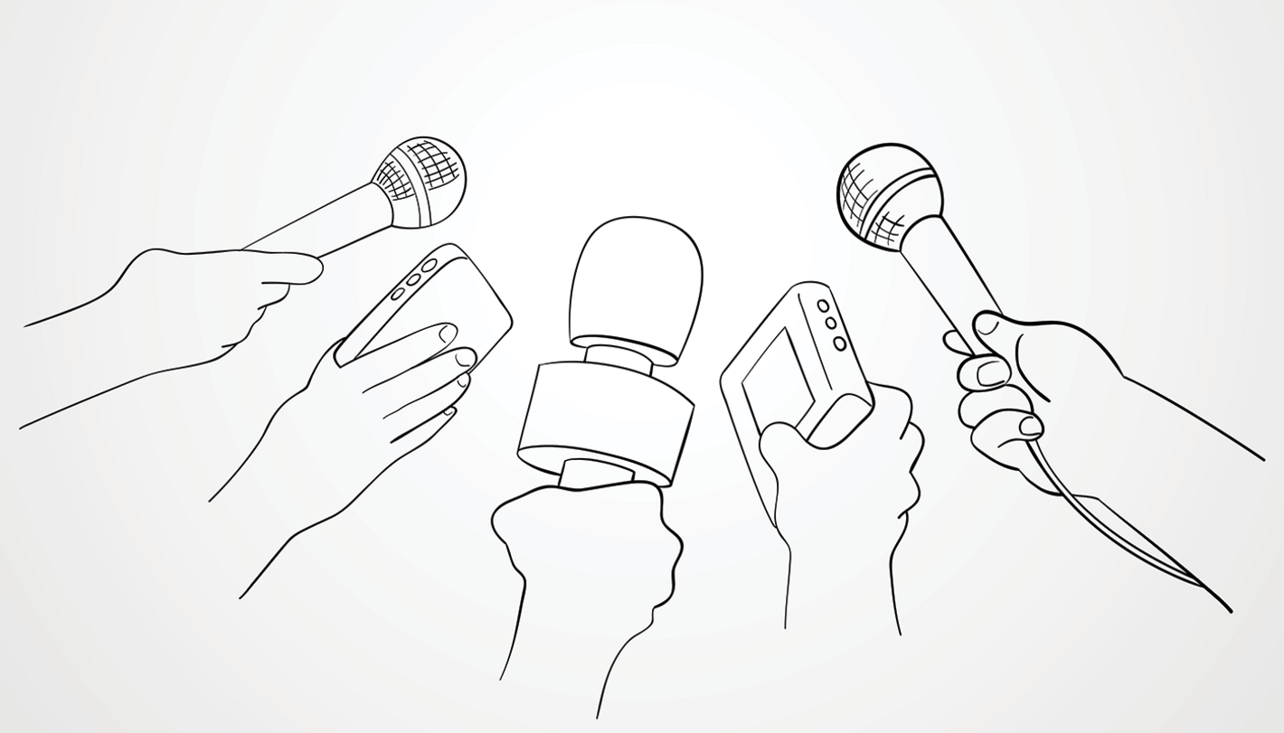 microphones illustration generic