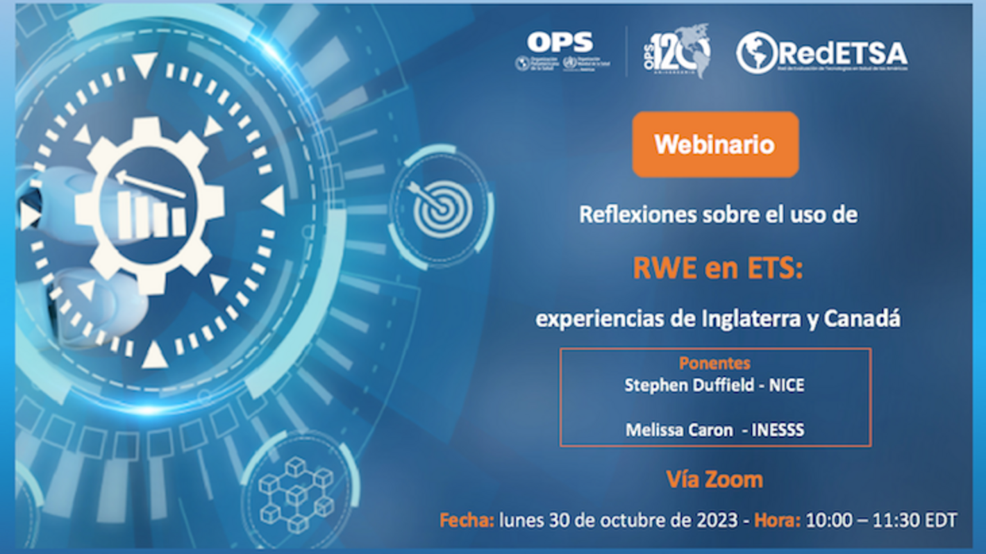 Reflexiones sobre el uso de RWE en ETS: experiencias de Inglaterra y Canadá