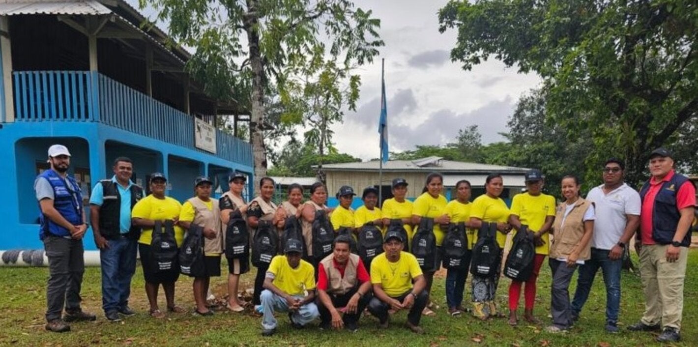 Colaboradores voluntarios para eliminar la malaria en la Moskitia hondureña