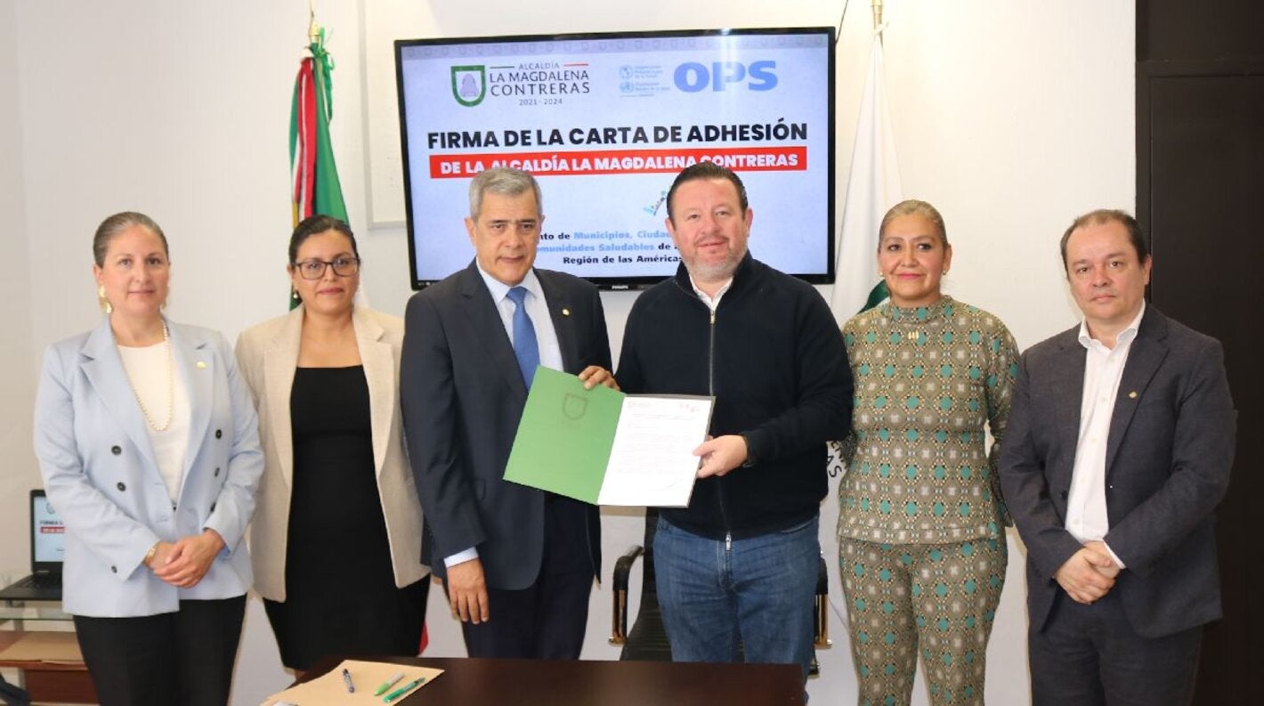 La alcaldía Magdalena Contreras se suma al Movimiento de Municipios y Comunidades Saludables de las Américas de la OPS