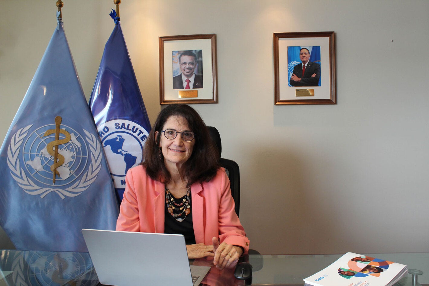 Dra. Maureen Birmingham en oficina de la representación