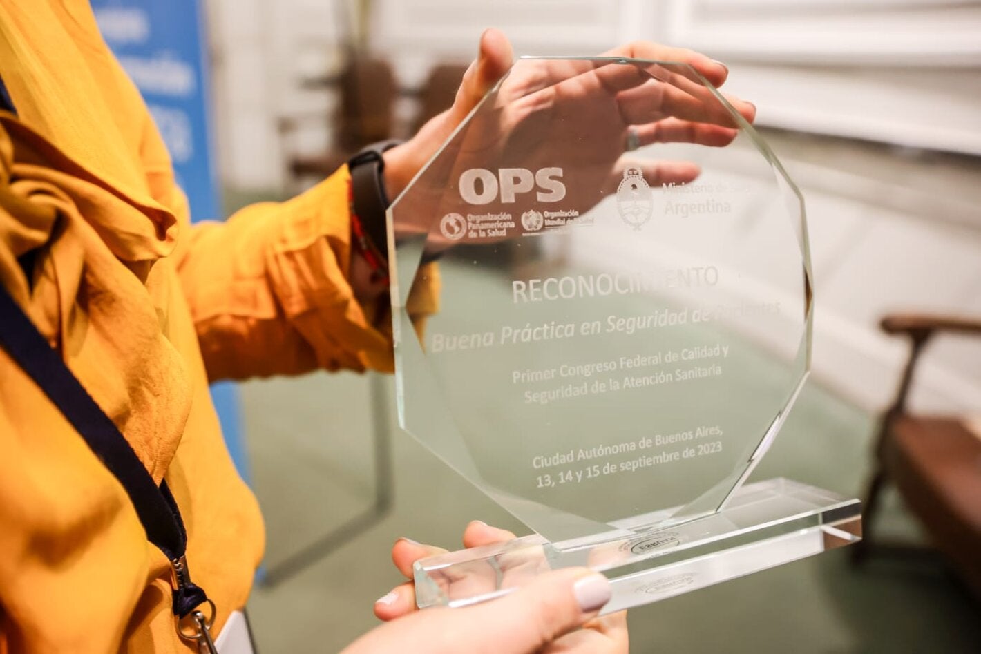OPS Argentina y el Ministerio de Salud reconocieron a ocho instituciones por sus buenas prácticas en seguridad del paciente