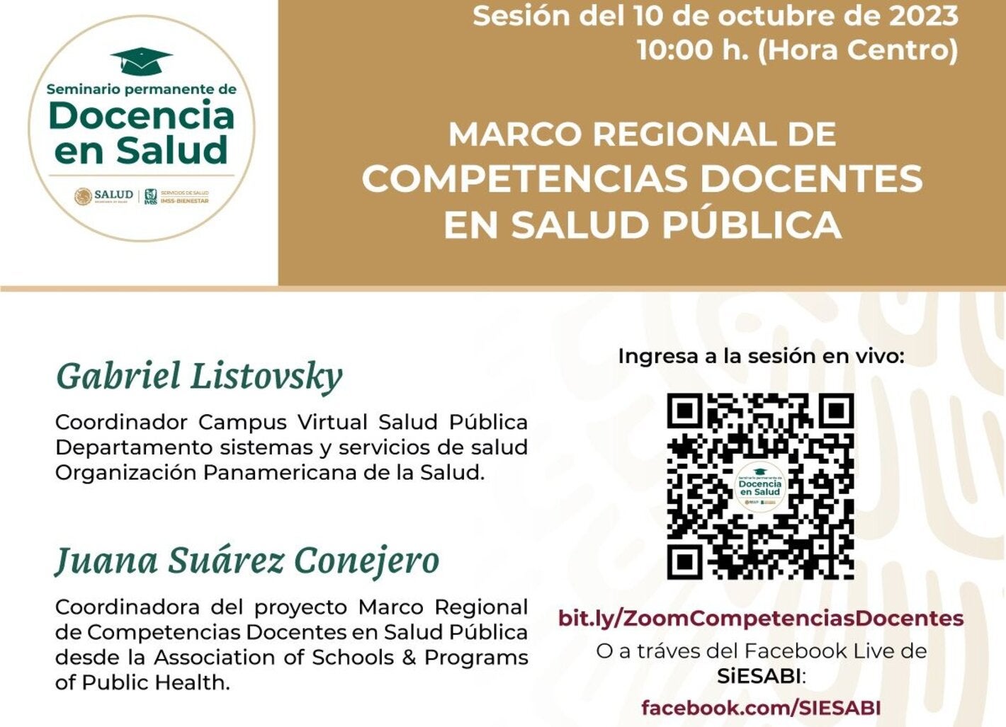 Seminario Virtual: Marco Regional de Competencias en Salud Pública