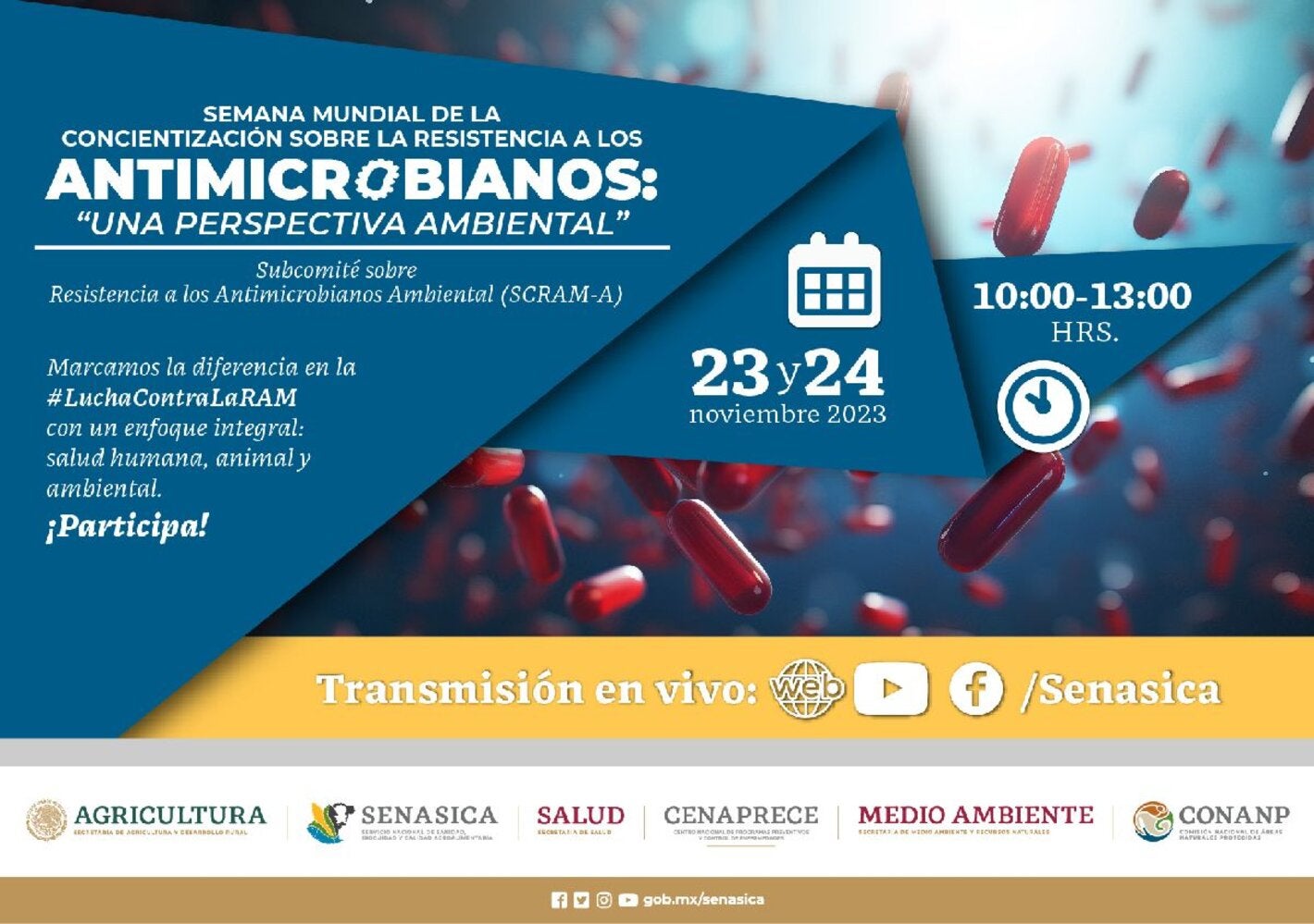 Semana Mundial de la Concientización sobre la Resistencia a los Antimicrobianos: "Una Perspectiva Ambiental"