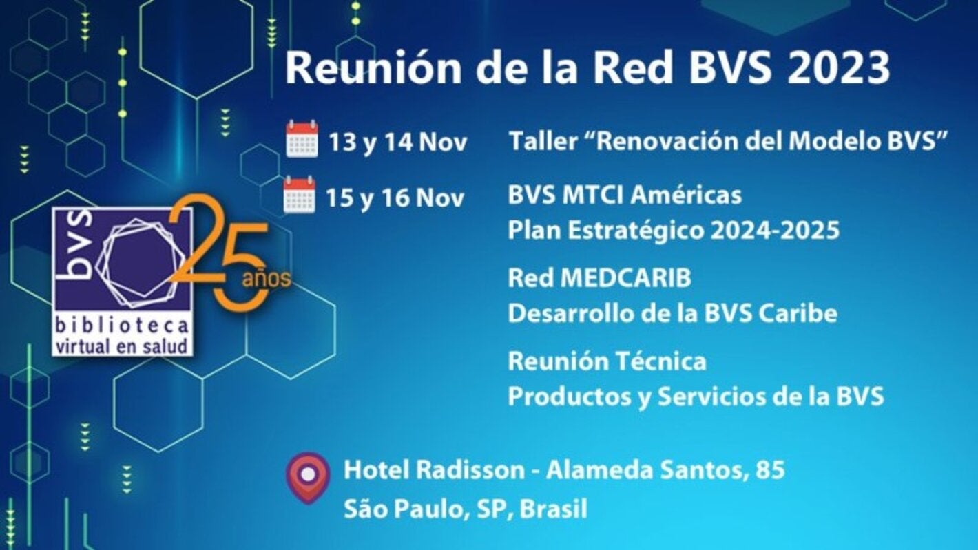 figura mostra título y programa de la semana de reuniones de bvs 2023