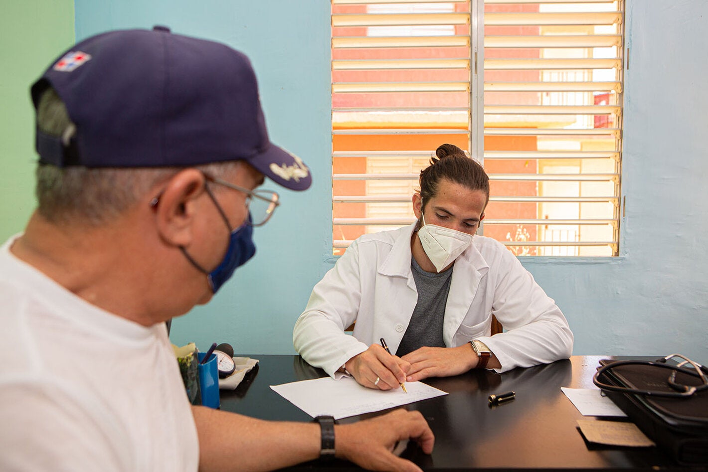 Consultorio médico en La Habana, Cuba