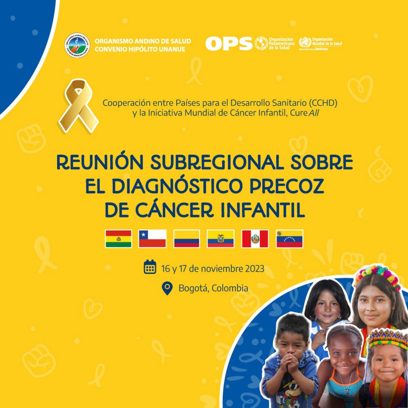 Reunión subregional sobre el diagnóstico precoz de cáncer infantil, en el marco del proyecto de CCHD y la iniciativa mundial de cáncer infantil