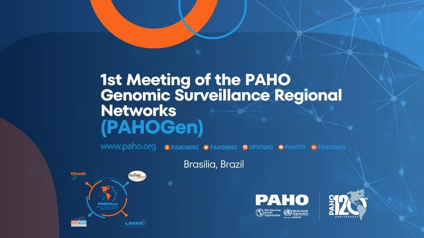 1st Meeting of the PAHO Genomic Surveillance Regional Networks (PAHOGen) 