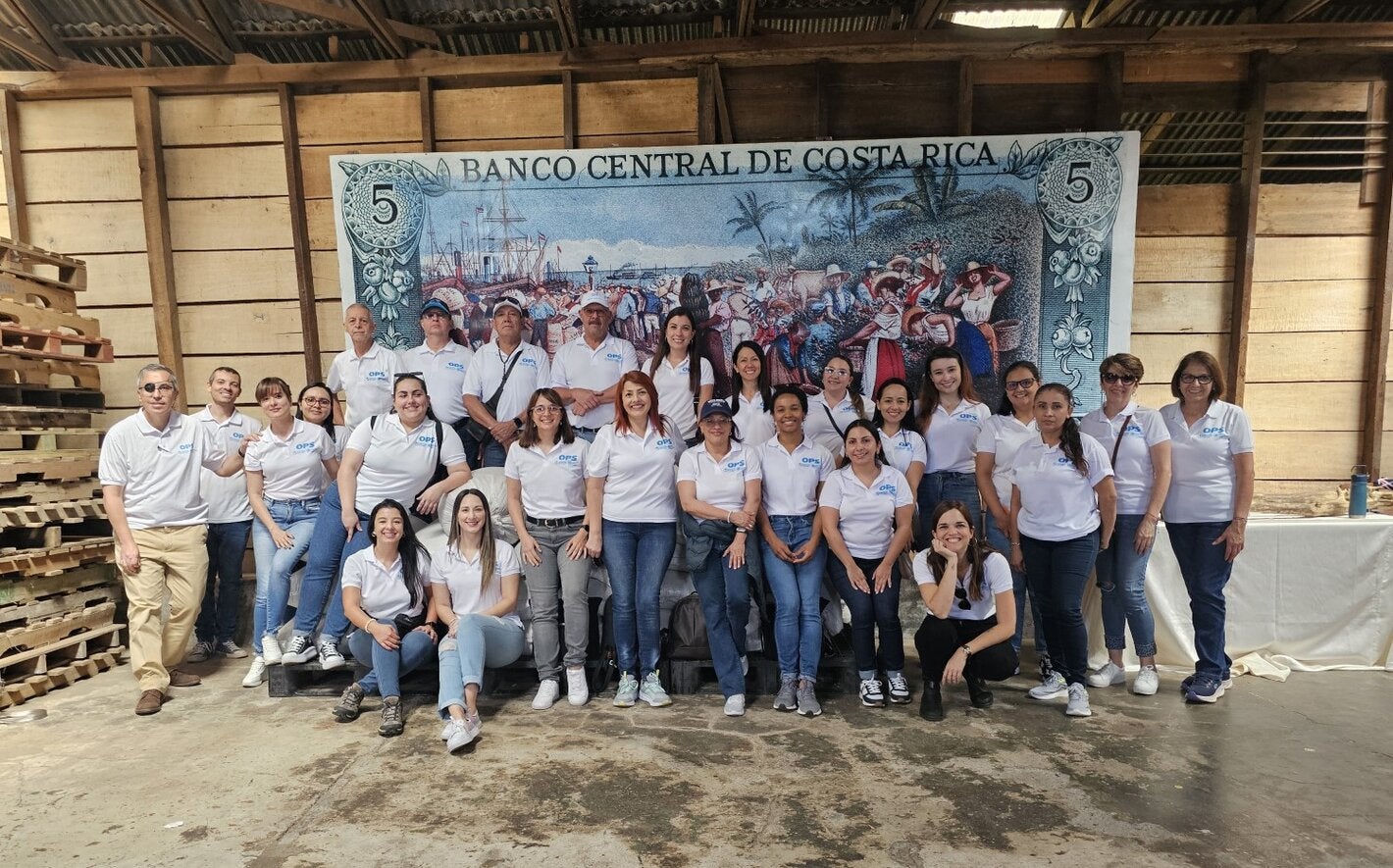 Fotografía del equipo de la OPS/OMS en Costa Rica