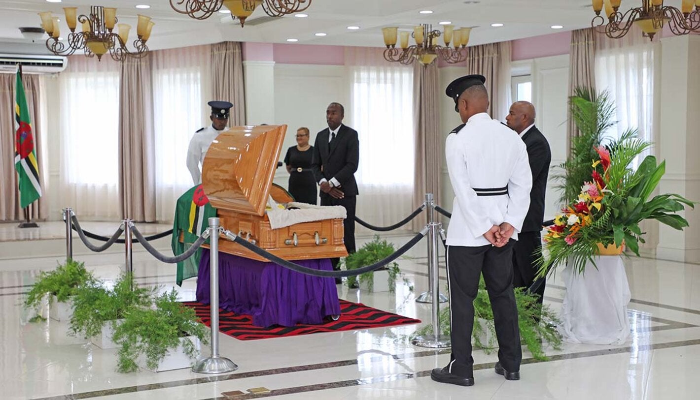 Official viewing of the late PAHO Emeritus - Dr Carissa Etienne