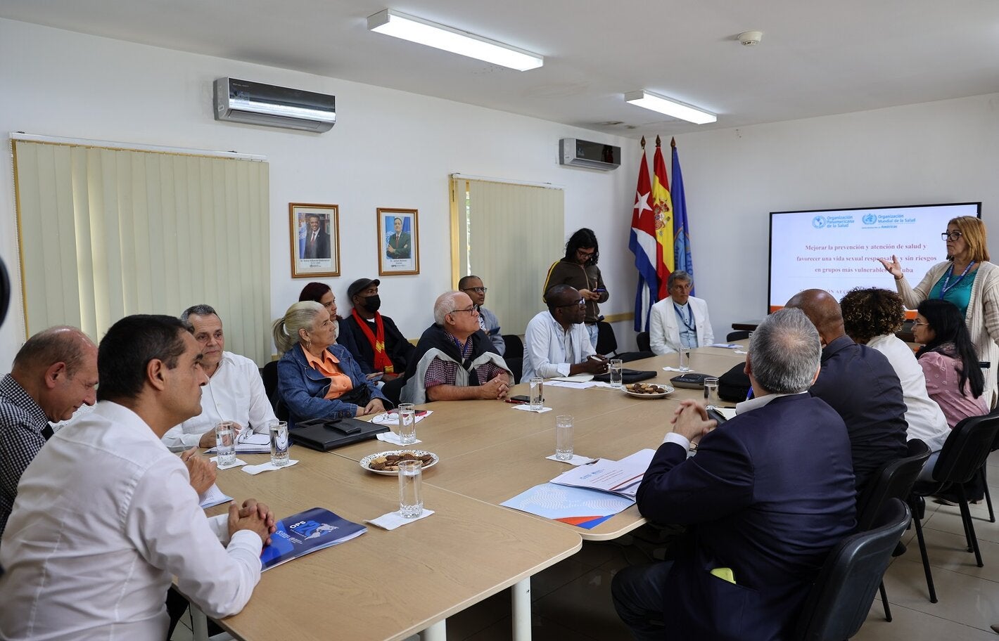 Primera reunión de trabajo para ejecución de subvención de AECID a OPS destinada a contribuir con la salud sexual y reproductiva